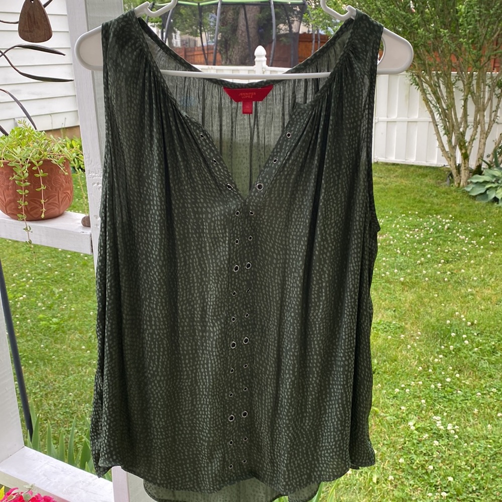 Flowy sleeveless top